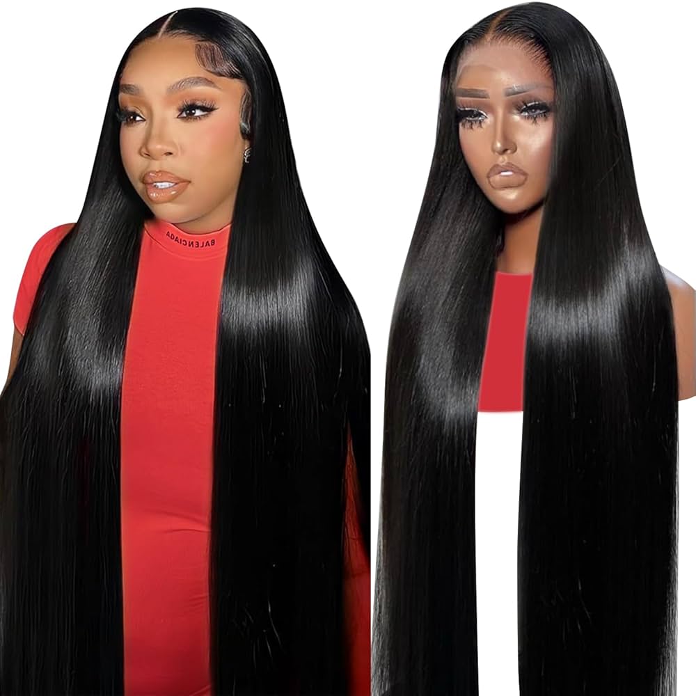 Amazon.com : Tuneful 26 Inch Straight Lace Front Wig Human